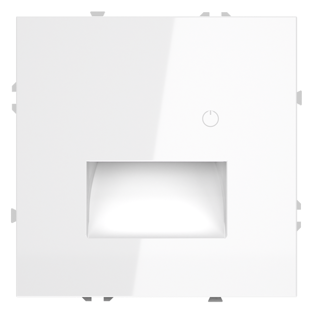 Подсветка светодиодная встраиваемая VOLTUM S70 с датчиком, (белый глянцевый)