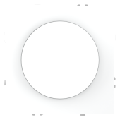 Светорегулятор встраиваемый VOLTUM S70 поворотно-нажимной 600 Вт, (белый матовый)