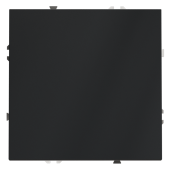 Перекрестный переключатель встраиваемый VOLTUM S70 одноклавишный 10А, (графит)