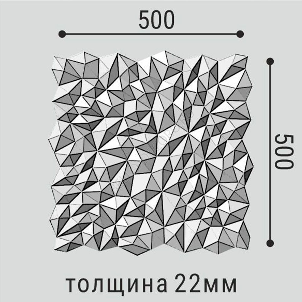 Стеновые Панели Bello deco СП 15 панель 500x500