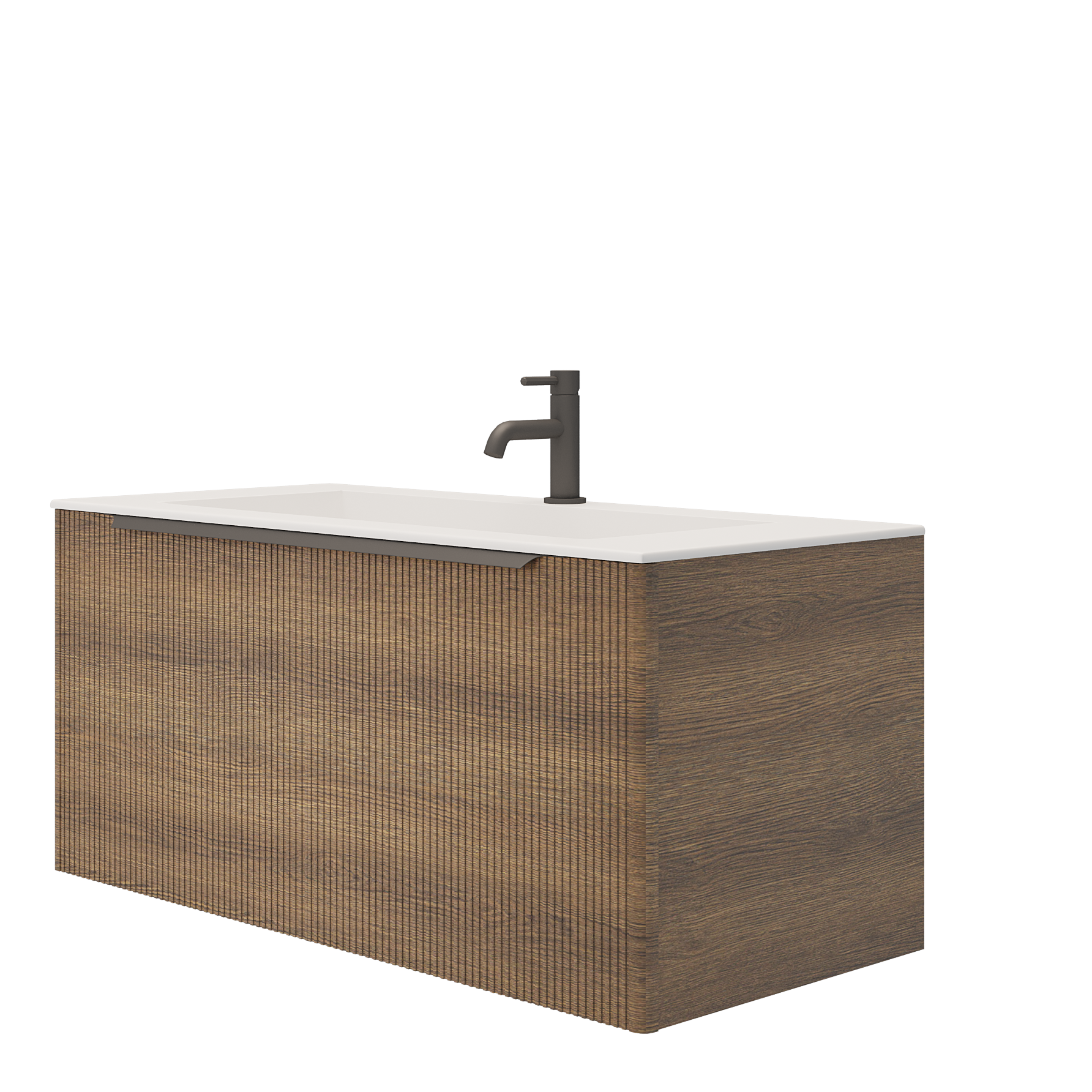 Тумба под раковину Creto Luna Wood 100 см 17-WD100