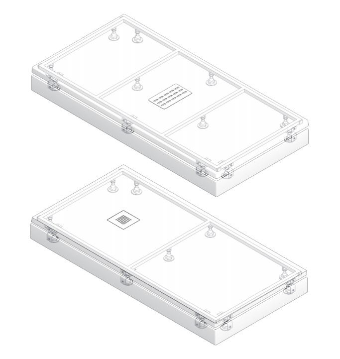 Каркас для поддона Creto Ares, Scala 100x90
