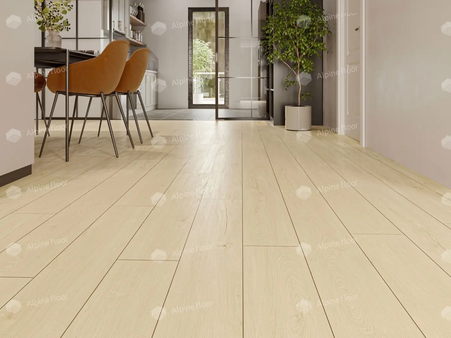 ПВХ-плитка Alpine Floor LVT Sequoia ЕСО 6-6 Секвойя Калифорния 4V 43кл