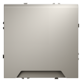 Розетка встраиваемая VOLTUM S70 с заземлением, защитными шторками и крышкой 16А, (кашемир)