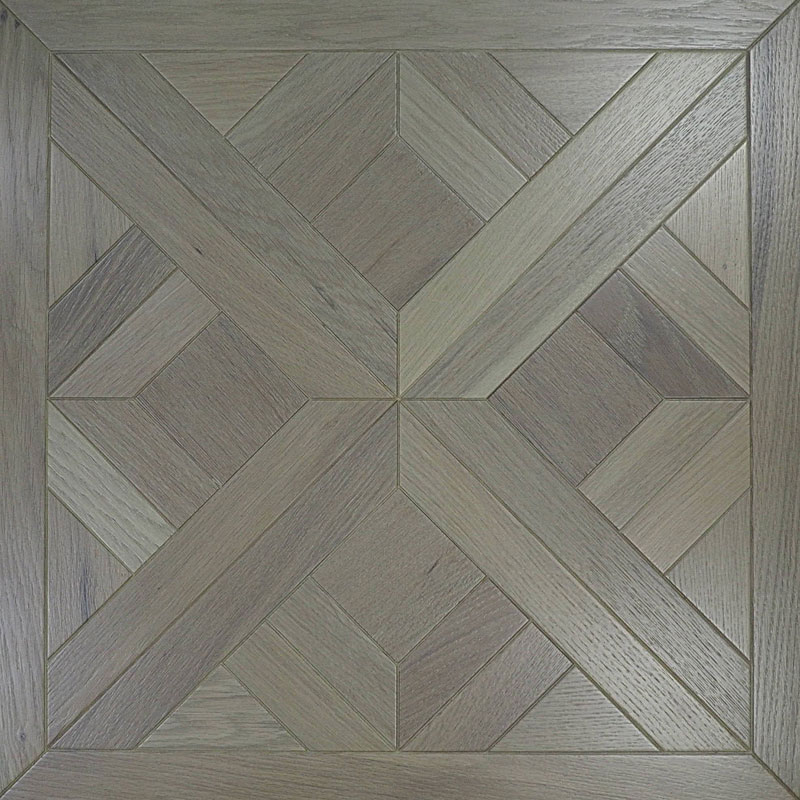 CROWNWOOD Лофт (модульный паркет ИЗ) 2-х слойный М4 Крест со вставкой (Порода: Дуб Натур)