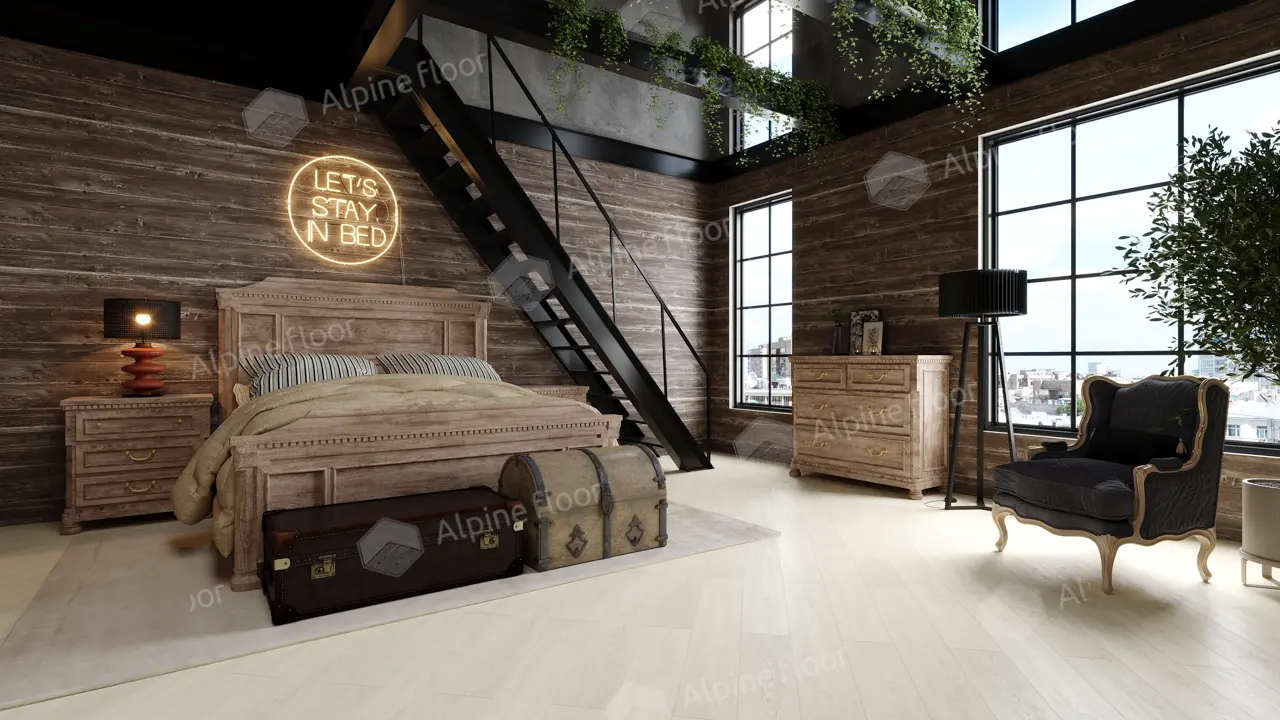 SPC Ламинат Alpine Floor SPC Classic ЕСО 134-7 Дуб Арктик 4V 43кл