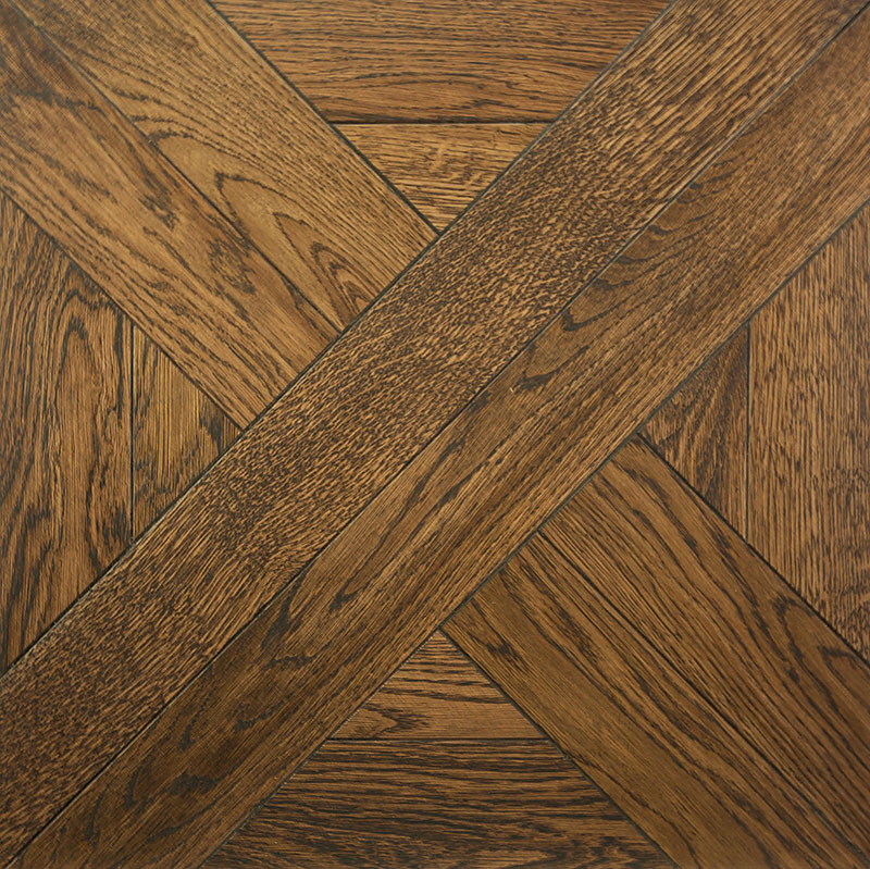 Модульный паркет CROWNWOOD Экспрессия Гордон 2-х слойный шип-паз/УФ-масло/фаска Омбра (Порода: Дуб)