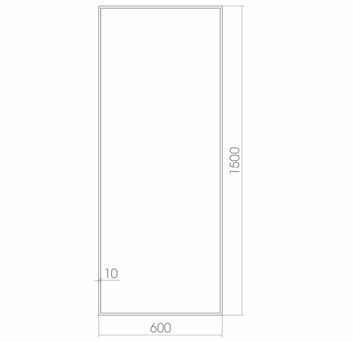 Зеркало напольное Creto Dea 60х150см