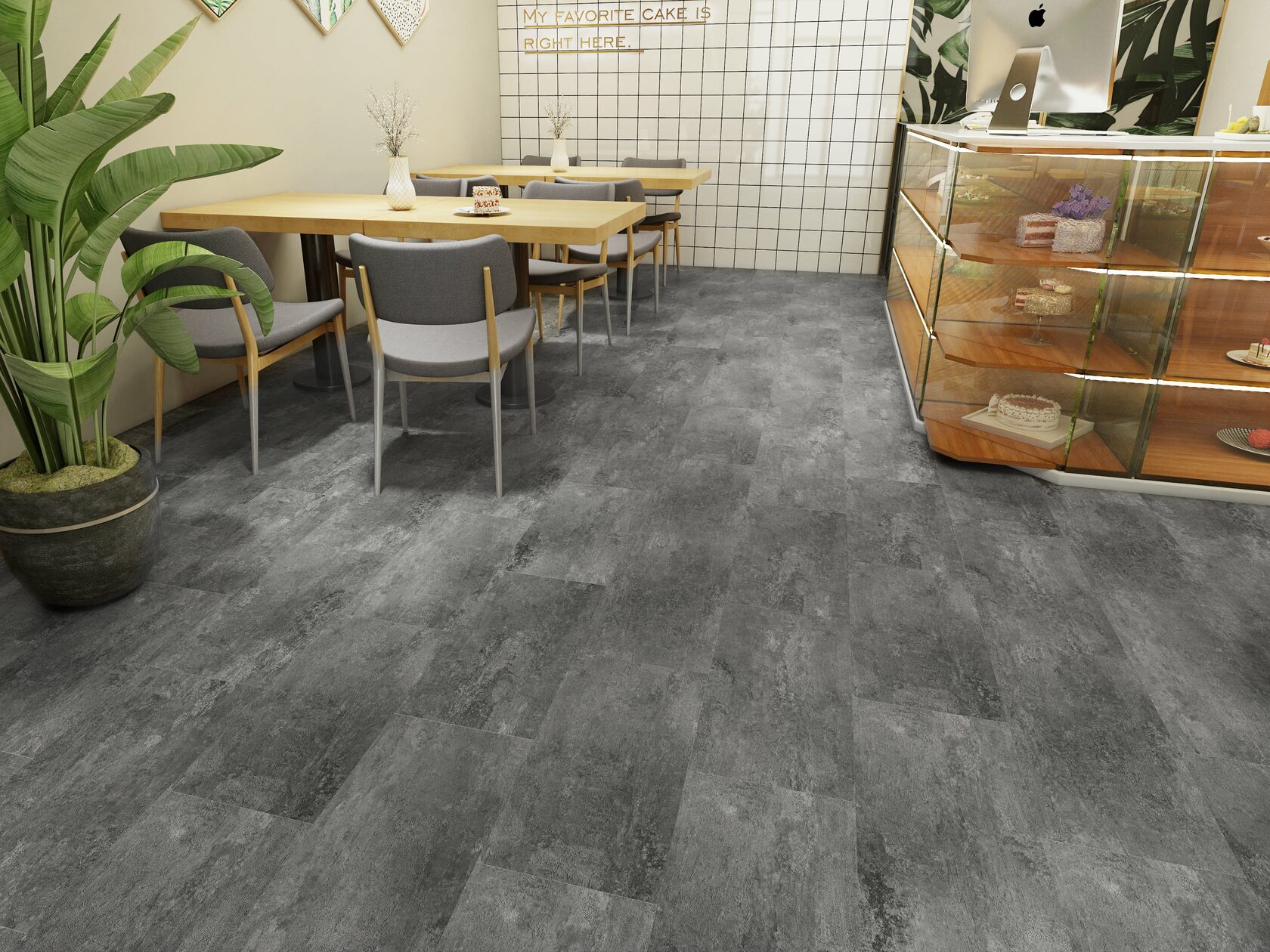 SPC Ламинат Skalla Stone Fjord Бетон Ларвик (Tile Betong Larvik) FR408