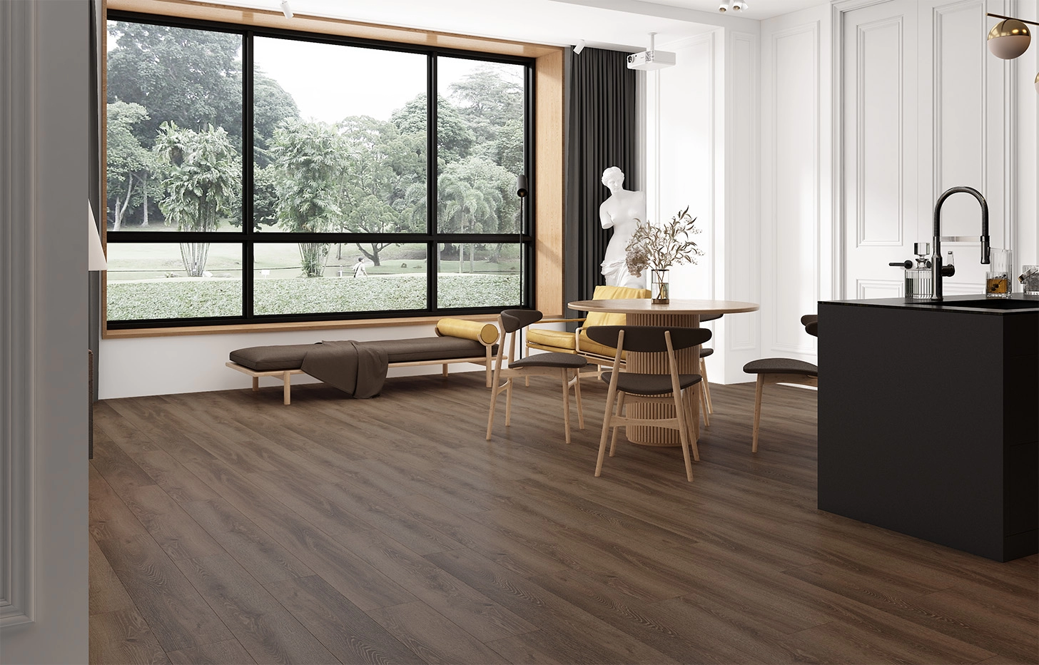 SPC Ламинат Stone Floor MSPC  Дуб Браунфилд DCF5-10 MР