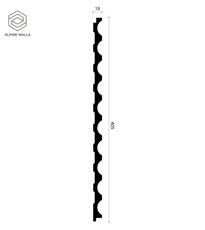 Стеновые Панели Alpine Walls LineArt ECO81031 Белый