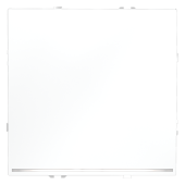 Проходной переключатель встраиваемый VOLTUM S70 одноклавишный с подсветкой 10А, (белый матовый)