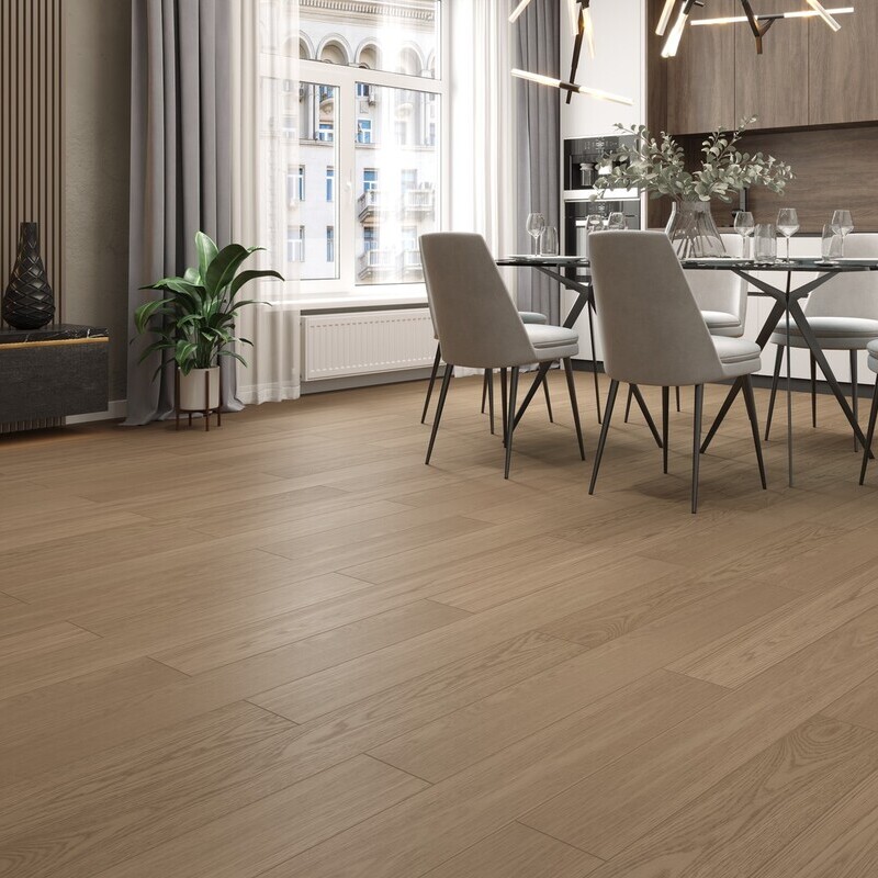 Инженерная доска EPPE 2-х слойная (замок) Арт.: Emon Дуб Frost EM 1604, Дуб Натур, Лак