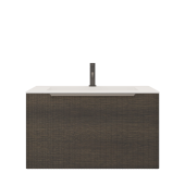 Тумба под раковину Creto Luna Venge 80 см 17-VG80