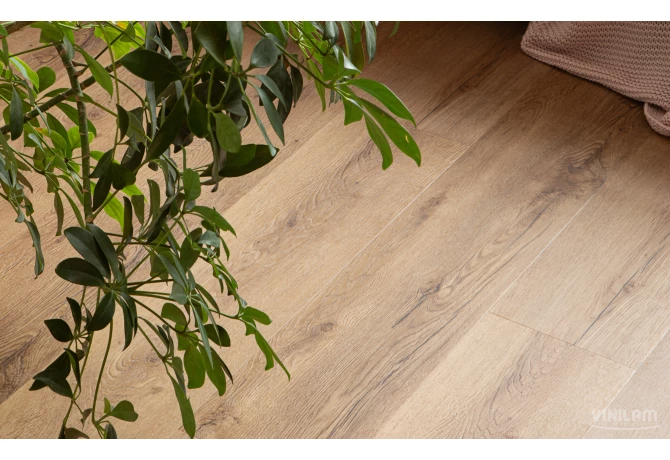 ПВХ плитка VINILAM Glue Luxury 33808 Дуб Витория Glue