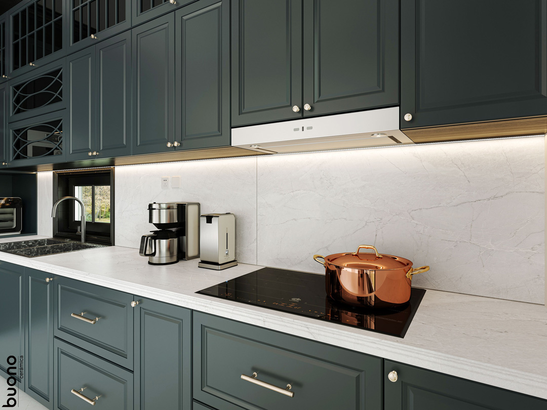 Керамогранит Buono Ceramica Stones Pietra Bianco Carving S4433C