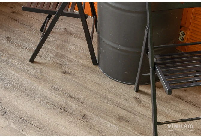 Кварц виниловый ламинат VINILAM Click 3.7 мм 8838 Дуб Дамп