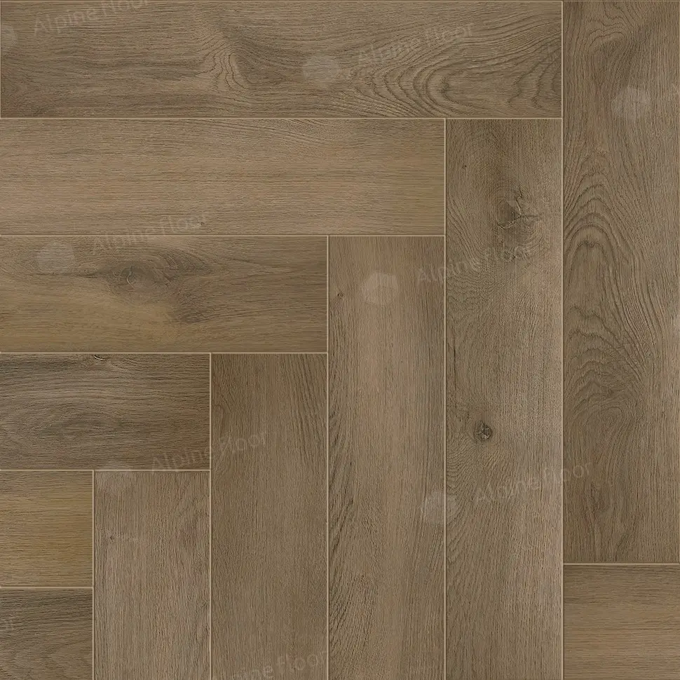 SPC Ламинат Alpine Floor SPC Light Parquet ЕСО 13-7AB Дуб Насыщенный 4V 43кл