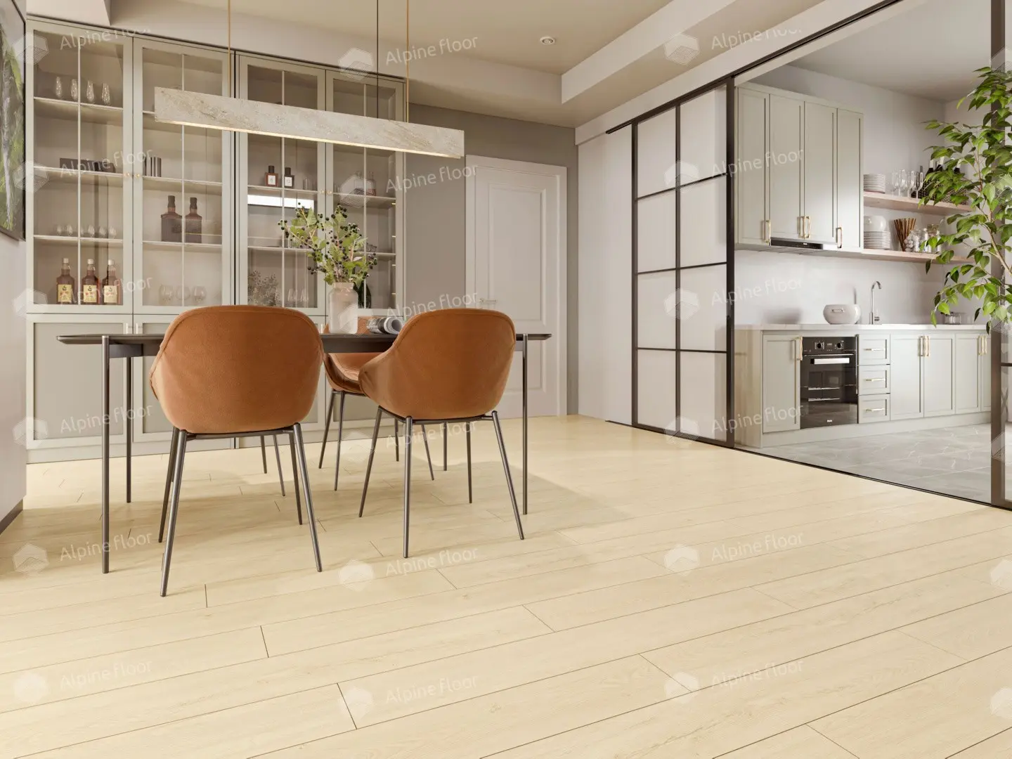 ПВХ-плитка Alpine Floor LVT Sequoia ЕСО 6-6 Секвойя Калифорния 4V 43кл