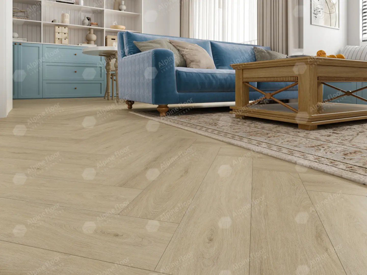 SPC Ламинат Alpine Floor SPC Light Parquet ЕСО 13-25AB Дуб Денеб 4V 43кл