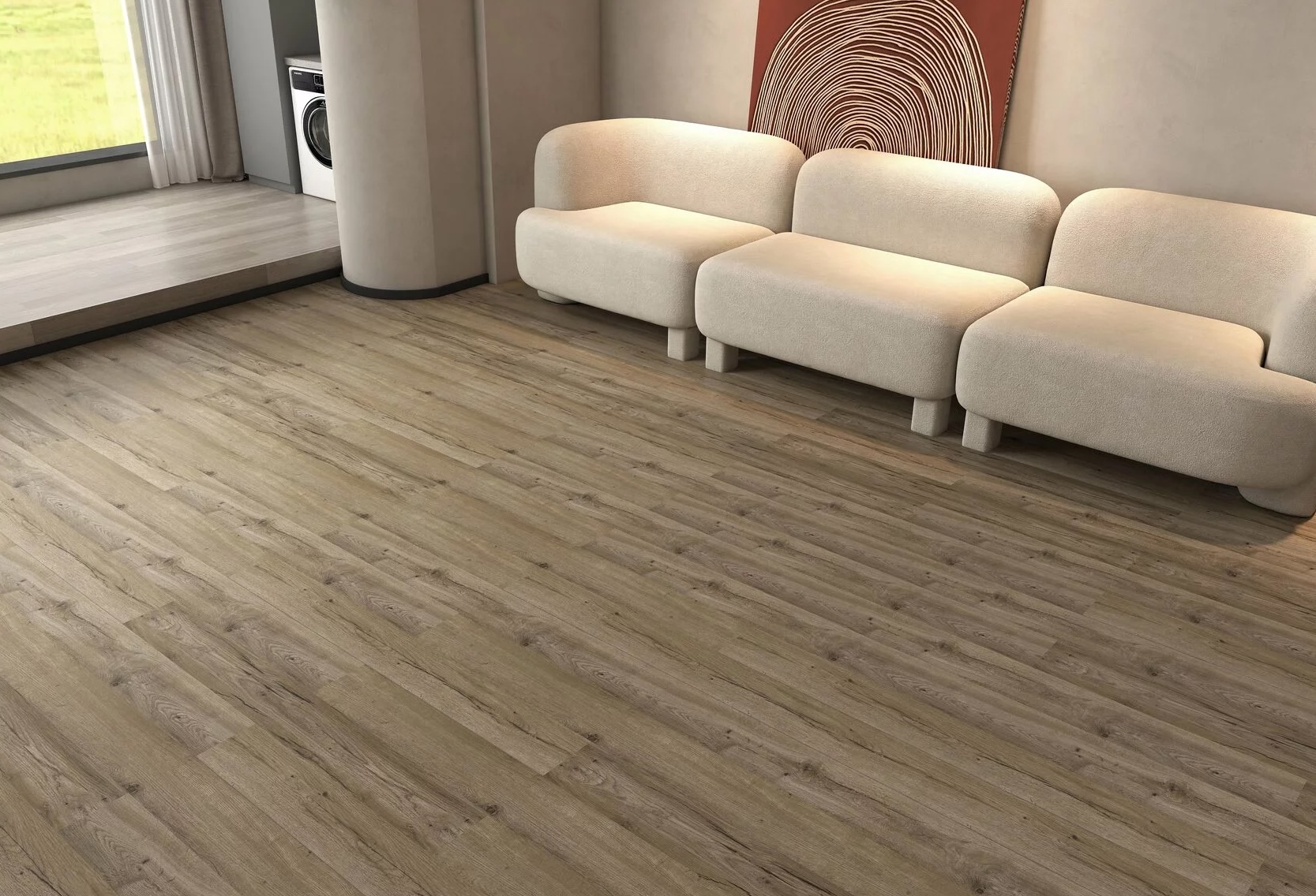 SPC Ламинат Skalla Narrow (узкая) NR604 Ду4 Клепп (Oak Klepp)