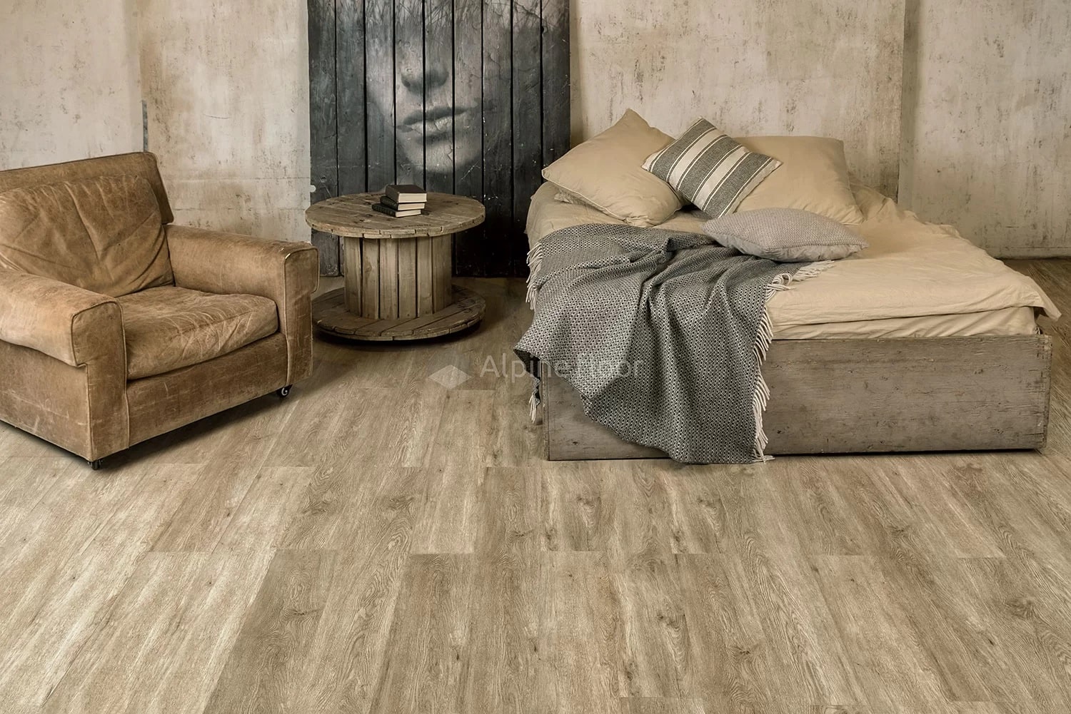 ПВХ-плитка Alpine Floor Grand Sequoia LVT ECO 11-602 Миндаль