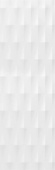 Плитка Trendy рельеф пики белый 25х75