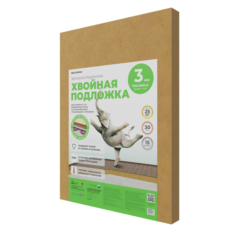Подложка Белтермо Under floor - 3 мм