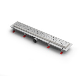 Душевой лоток 105 см Creto Points CRE-1050 PN-50 с решеткой, хром