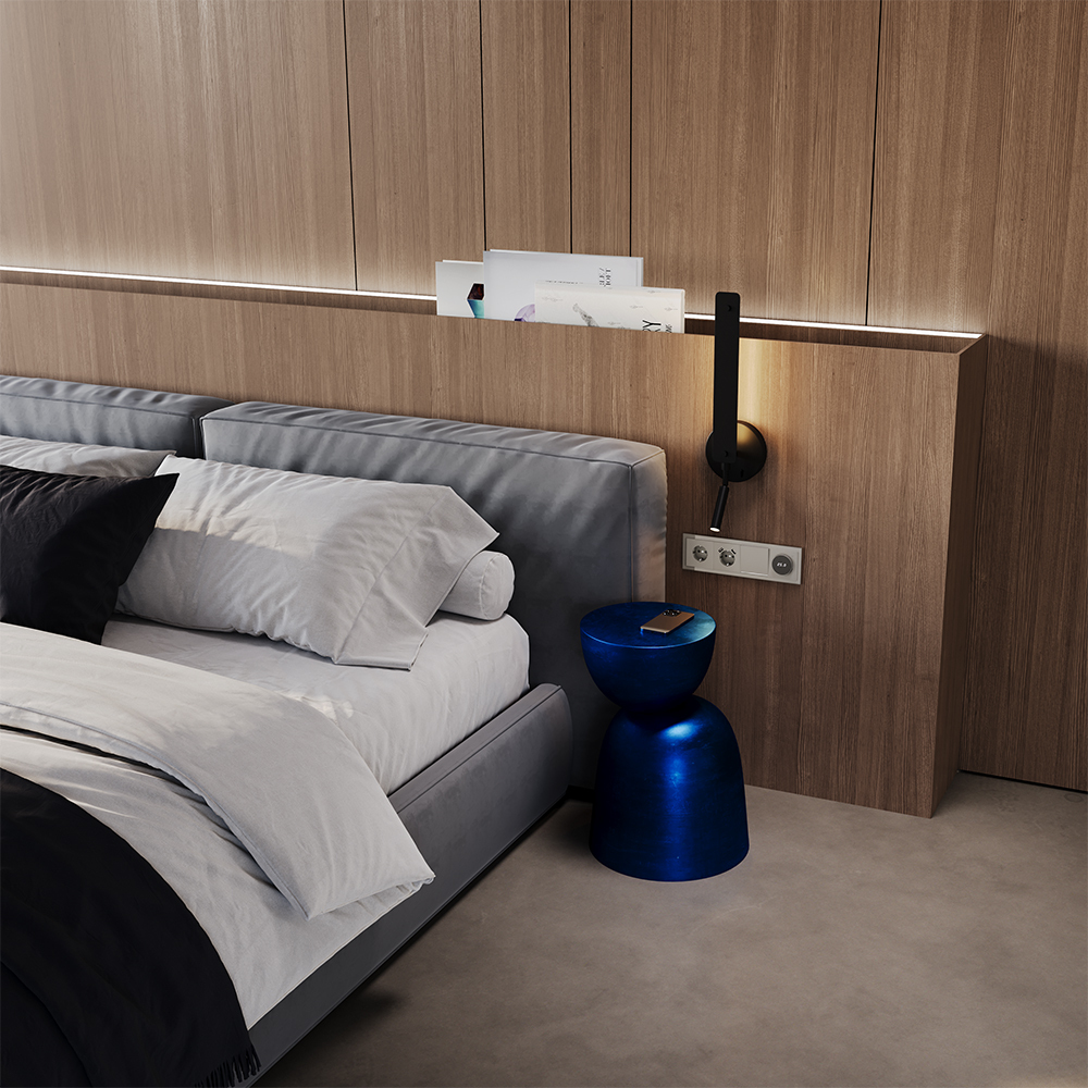 Розетка встраиваемая VOLTUM S70 с заземлением и защитными шторками, 16А, с USB, A+A, (кашемир)