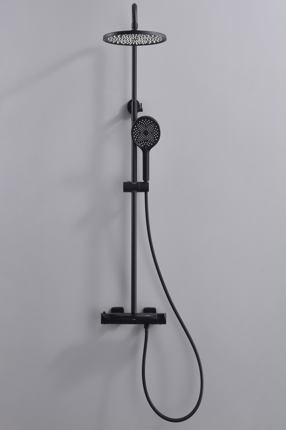 Душевая стойка Creto Mare 1.0 MARE-DCB-BK 3 режима, матовая черная