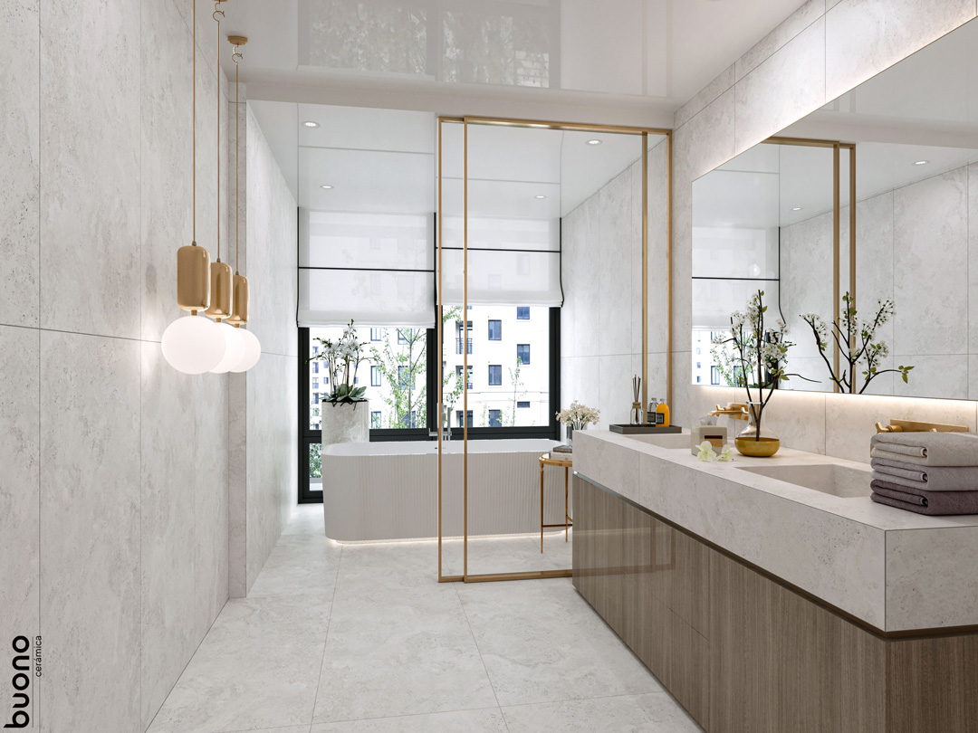 Керамогранит Buono Ceramica Stones Sabbia Grey Mat S4438M