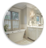 Зеркало Creto Elegante d100см с сенсорным выключателем