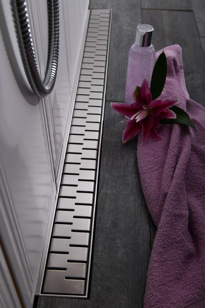 Душевой лоток 95 см Creto Snake CRE-950 SN-50 с решеткой, хром