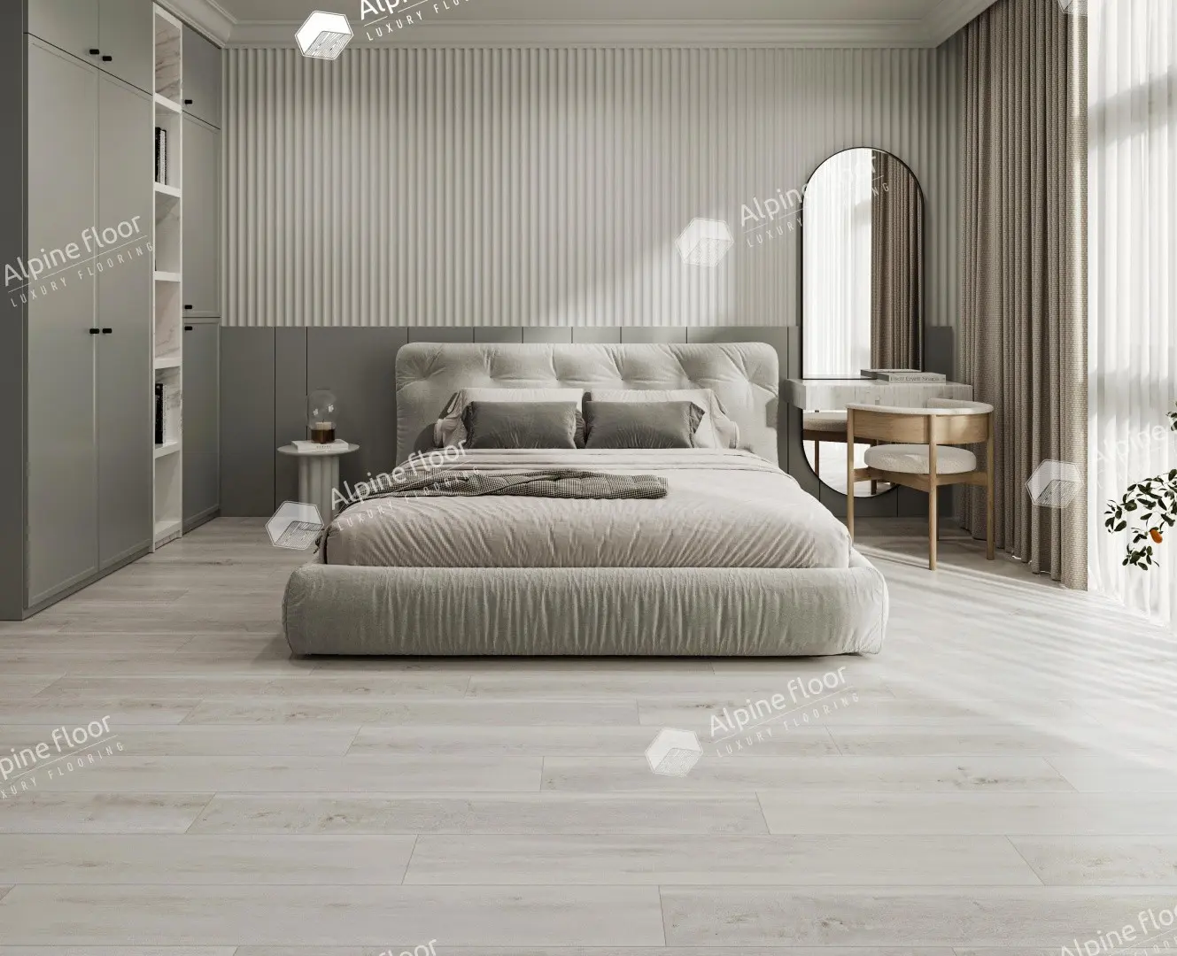 ПВХ-плитка Alpine Floor LVT Ultra ЕСО 5-19 Дуб Полярный 34кл