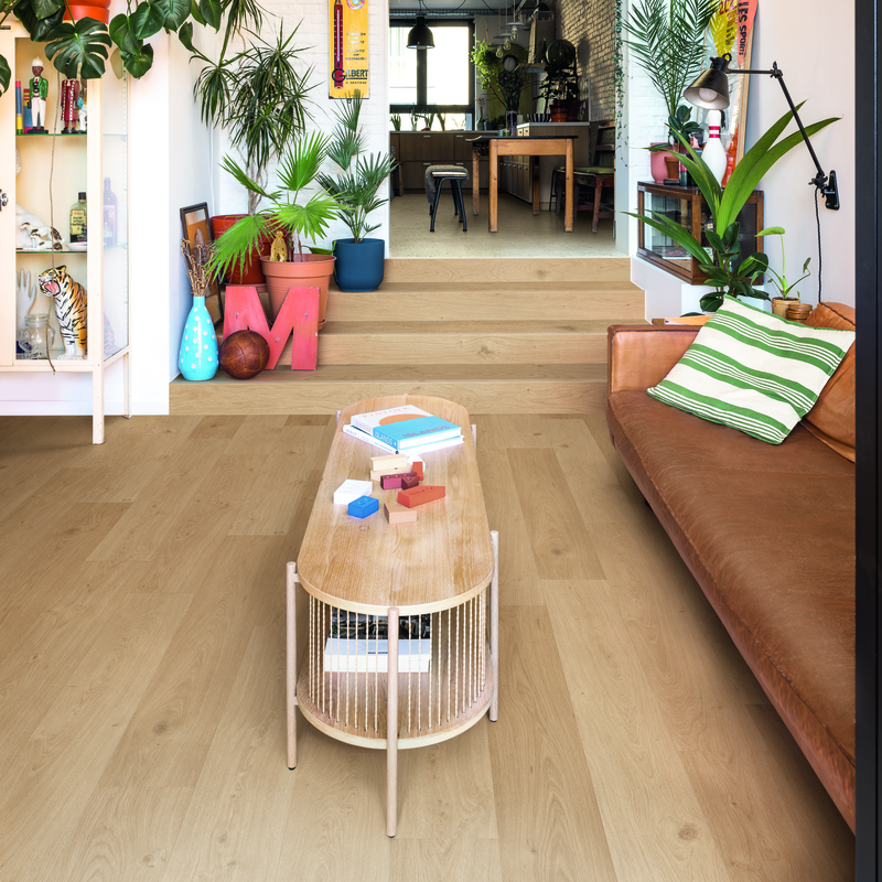 ПВХ-плитка Quick-Step QS Alpha Vinyl BLOS планка AVSPU 40321 Дуб береговой бежевый