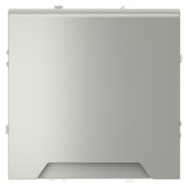 Розетка встраиваемая VOLTUM S70 с заземлением, защитными шторками и крышкой 16А, (сталь)