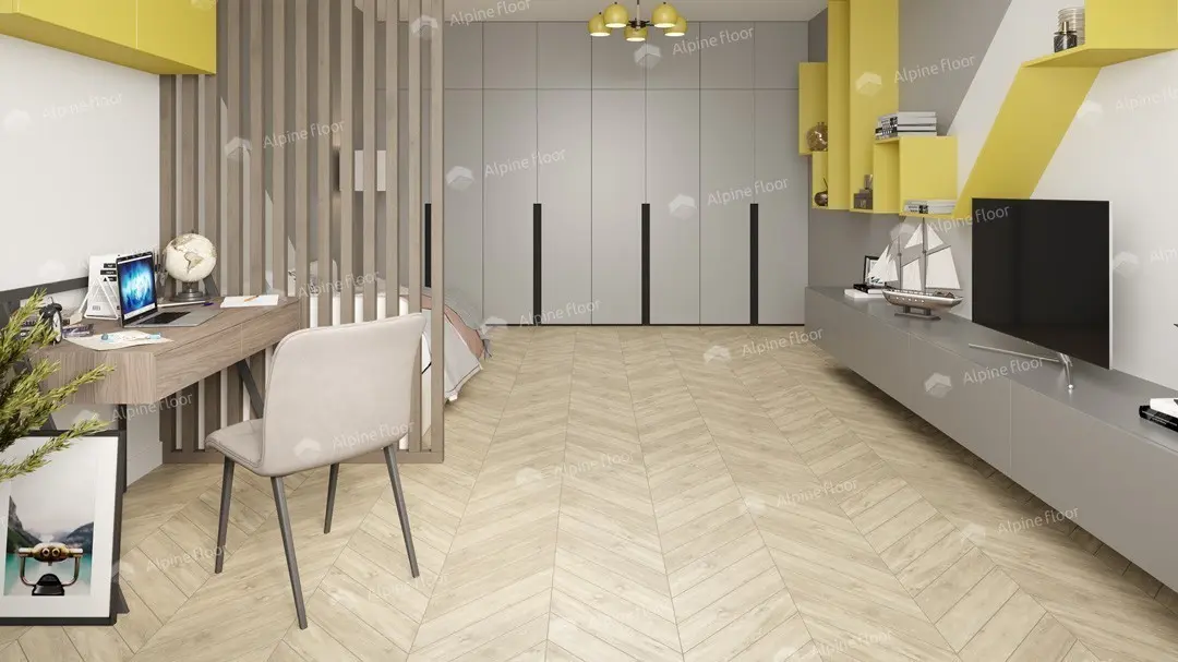 ПВХ-плитка Alpine Floor Chevron Alpine LVT ECO 20-7 Сонома