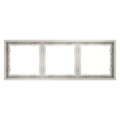 Рамка пластиковая VOLTUM S70 на 3 поста, (кашемир)