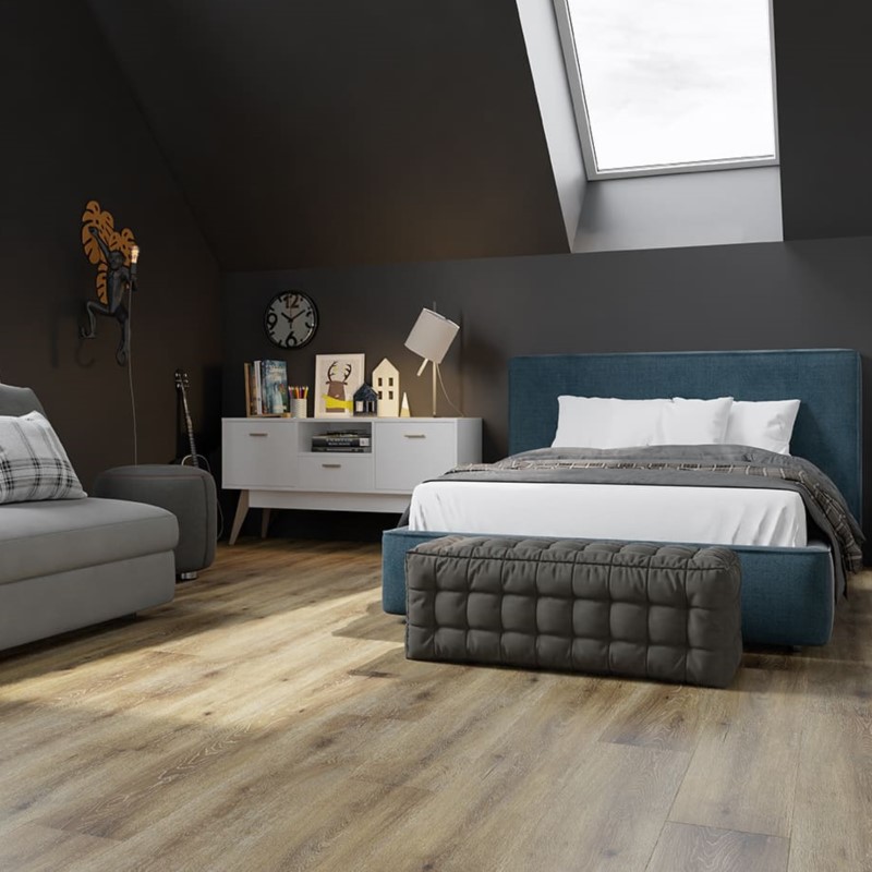 SPC Ламинат Stone Floor MSPC 8мм MP 0004-2 Дуб Уютный дом