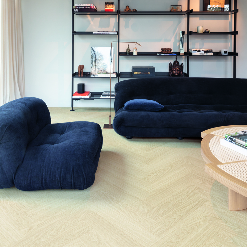 ПВХ-плитка Quick-Step QS Alpha Vinyl CIRO елка AVHBU 40361 Дуб чистый полярный