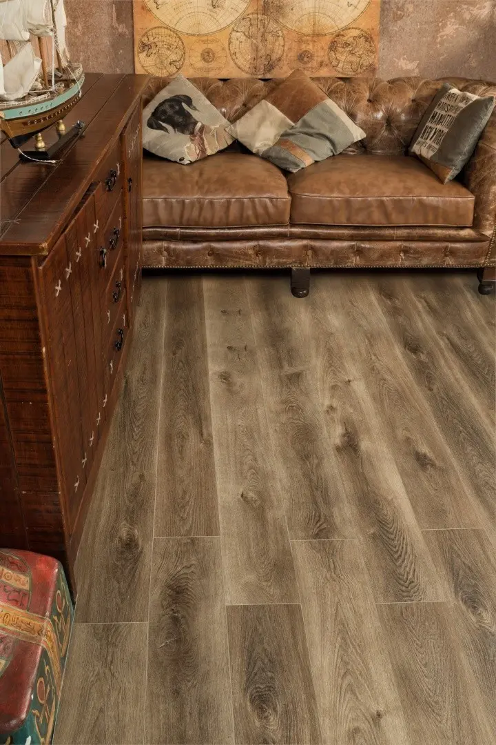 SPC Ламинат Alpine Floor ABA Premium XL ЕСО 7-9 Дуб Коричневый 4V 43кл