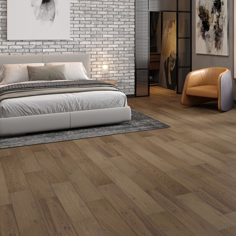 Инженерная доска EPPE 2-х слойная (шип-паз) Арт.: Torso Дуб Grayness TR 1816, Дуб Рустик, Лак