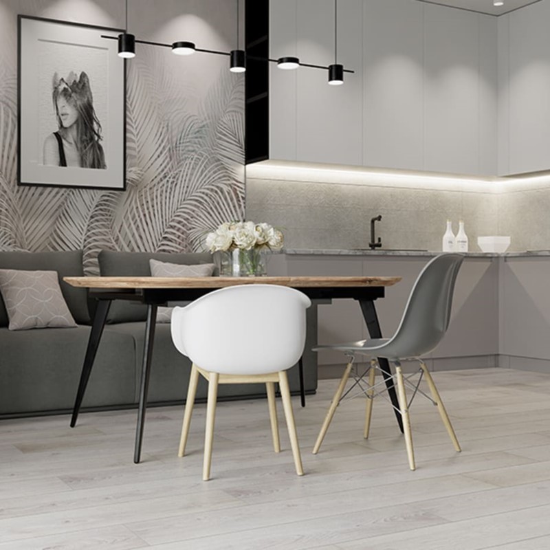 SPC Ламинат Stone Floor MSPC 8мм MP 91799-7 Дуб Зимний вечер