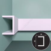 Молдинг Bello Deco М32 80x50x2000