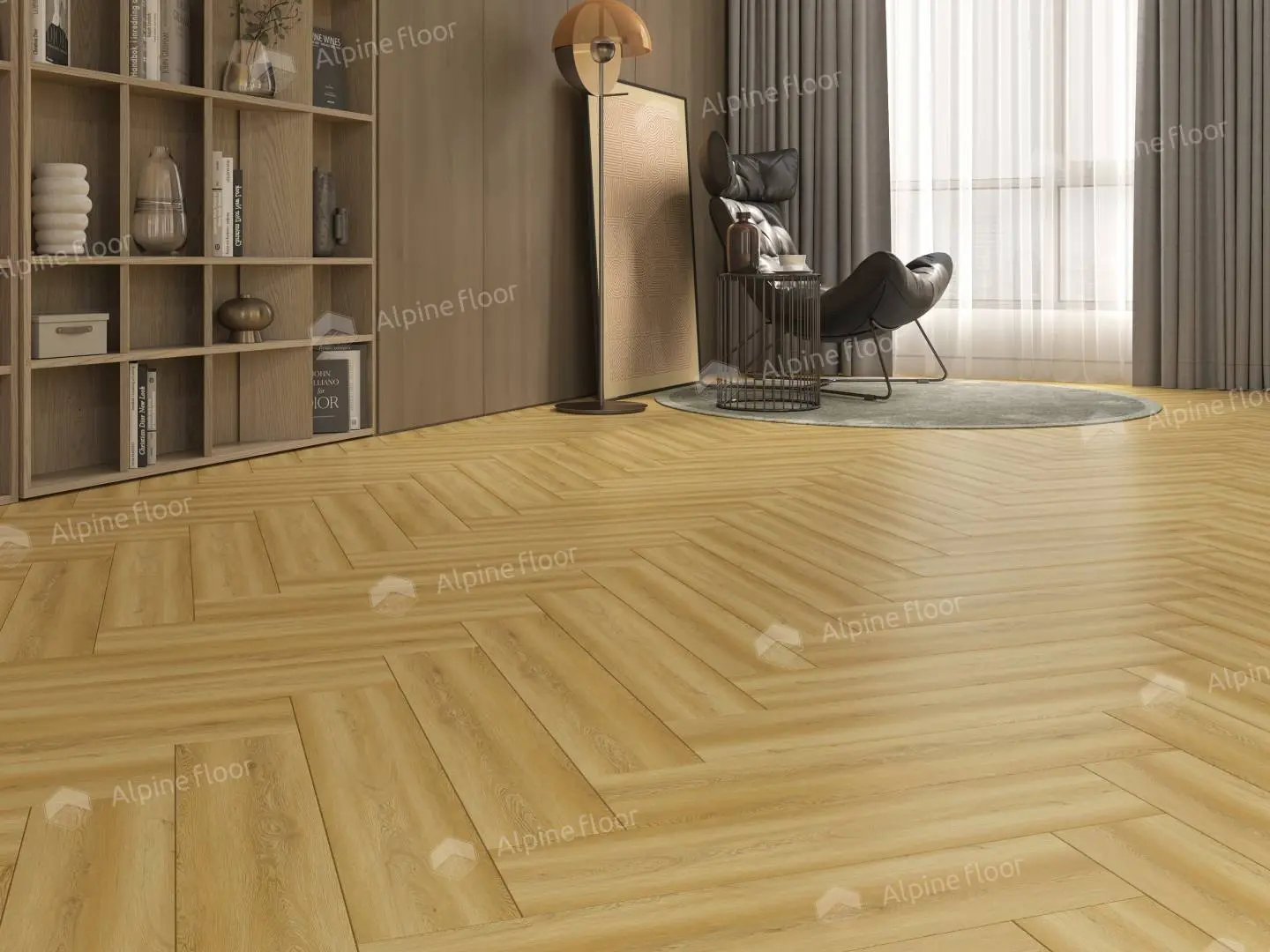 SPC Ламинат Alpine Floor SPC Light Parquet ЕСО 13-28AB Дуб Поллукс 4V 43кл