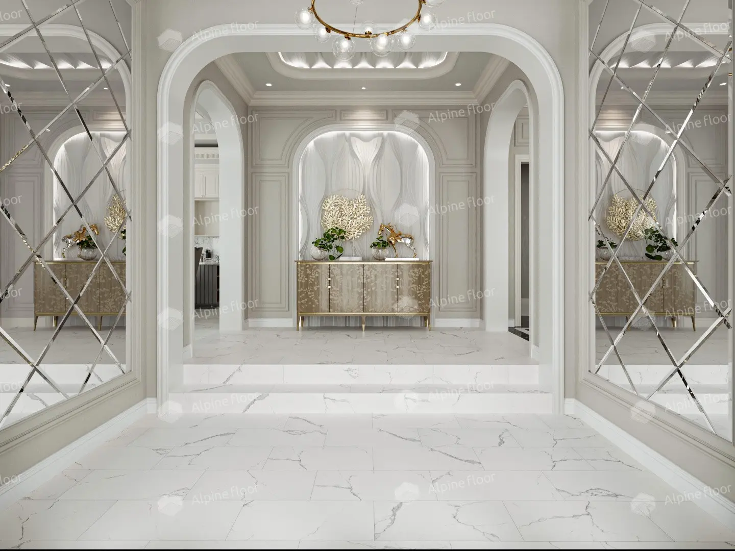 ПВХ-плитка Alpine Floor LVT Light Stone ЕСО 15-8 Гранд Каньон 4V 43кл