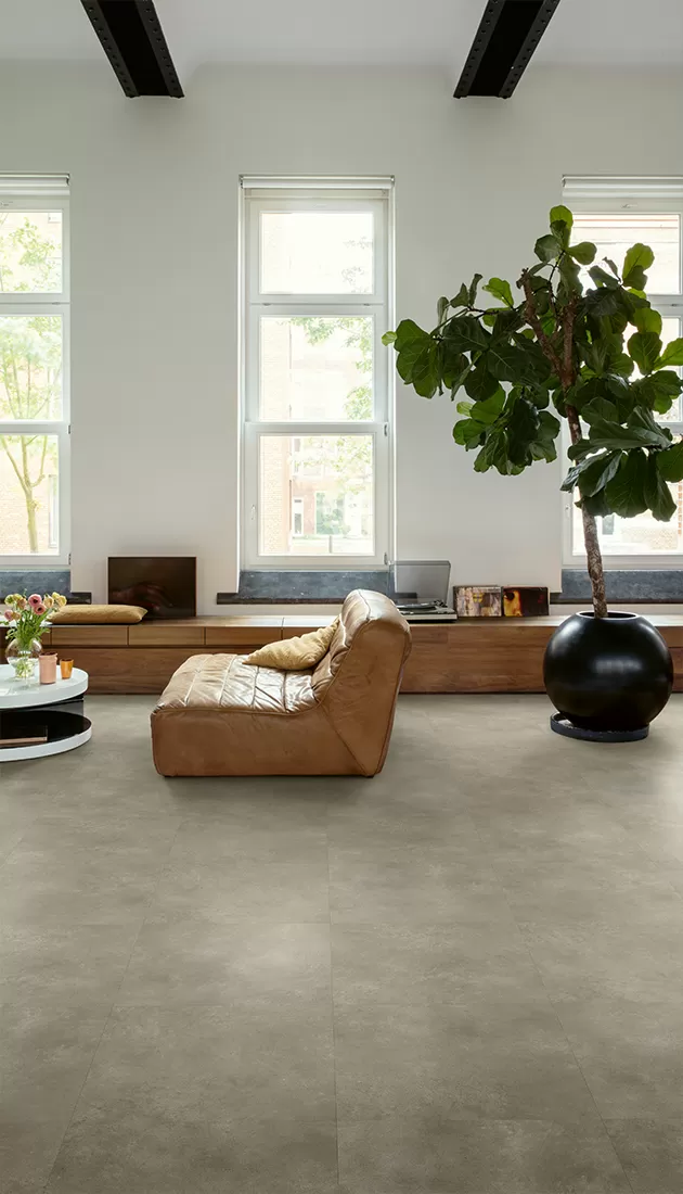 ПВХ-плитка Quick-Step Цемент теплый серый Blush SGTC20309