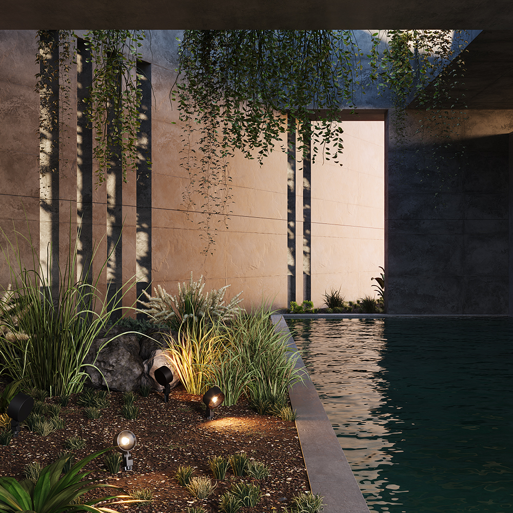 Ландшафтный светильник Outdoor O495FL-L25B3K