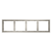 Рамка пластиковая VOLTUM S70 на 4 поста, (кашемир)